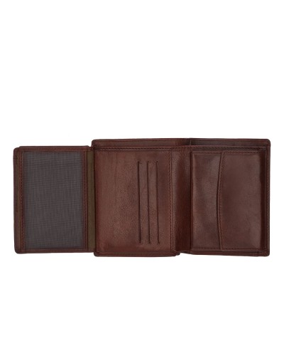 Portafoglio Uomo Trifold con Portamonete Story The Bridge