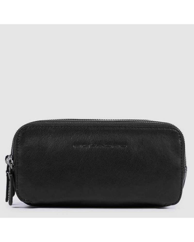 Pochette Uomo a Tre Scomparti Black Square Piquadro