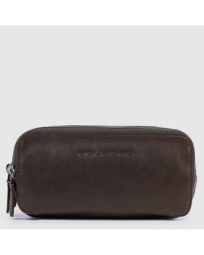 Pochette Uomo a Tre Scomparti Black Square Piquadro