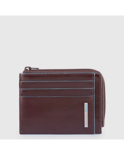 Portacarte Uomo con Portamonete Blue Square Piquadro