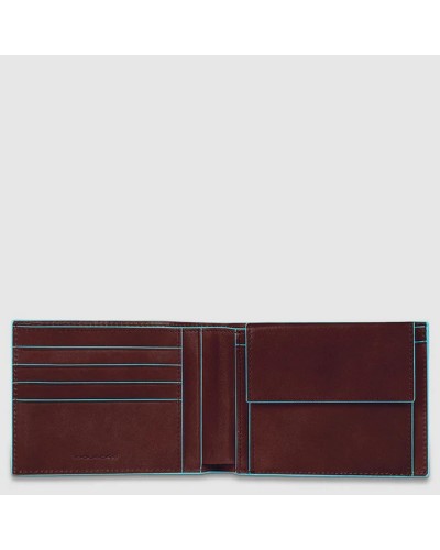 Portafoglio Uomo cin Portamonete Blue Square Piquadro