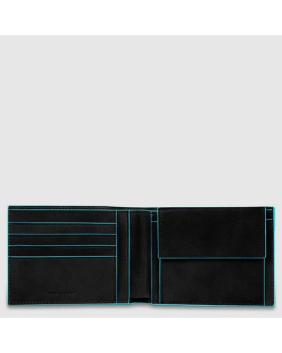 Portafoglio Uomo cin Portamonete Blue Square Piquadro