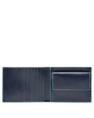 Portafoglio Uomo con Portamonete Blue Square Piquadro