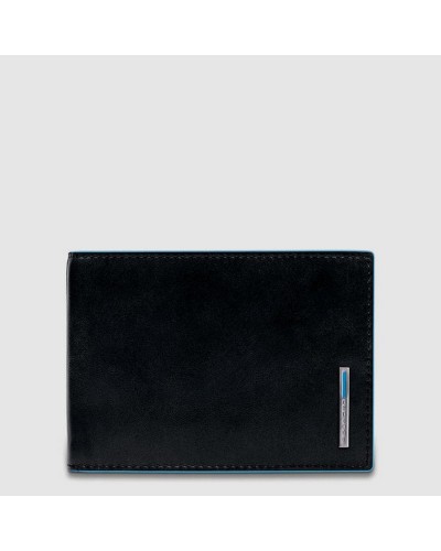 Portafoglio Uomo con Portamonete e Patta Blue Square Piquadro