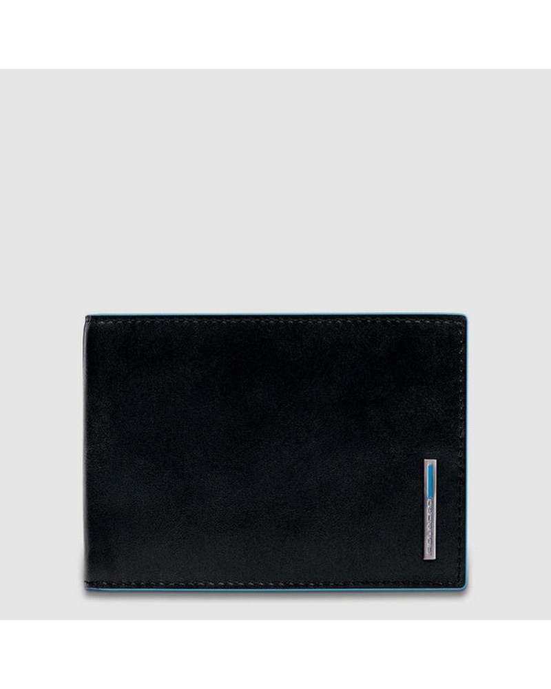 Portafoglio Uomo con Portamonete e Patta Blue Square Piquadro