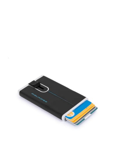 Portacarte Sliding Sistem Blue Square Piquadro
