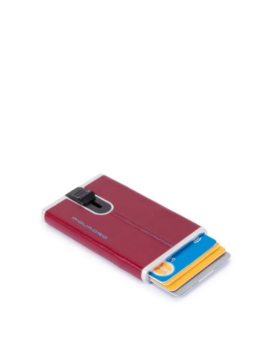 Portacarte Sliding Sistem Blue Square Piquadro