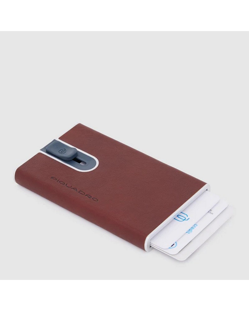 Portacarte Sliding Sistem Black Square Piquadro