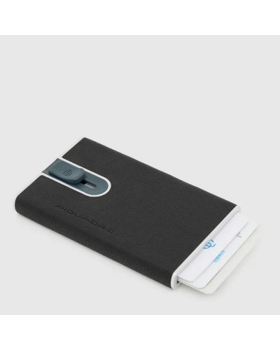 Portacarte Sliding Sistem Black Square Piquadro