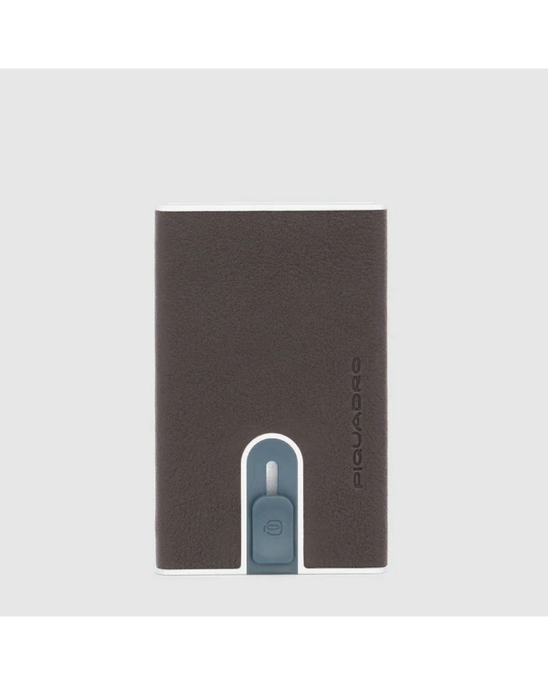 Portacarte Sliding Sistem Black Square Piquadro