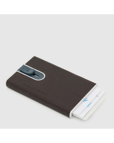 Portacarte Sliding Sistem Black Square Piquadro