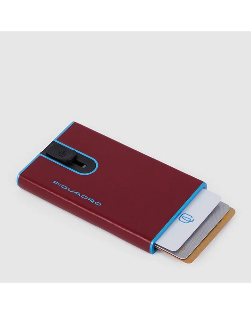 Portacarte Sliding Sistem Blue Square Piquadro