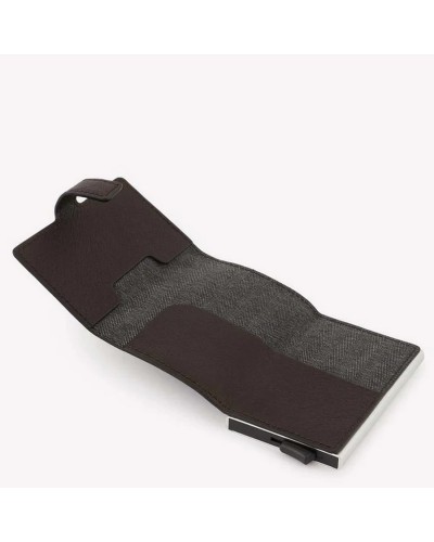 Portacarte di Credito in Metallo Black Square Piquadro