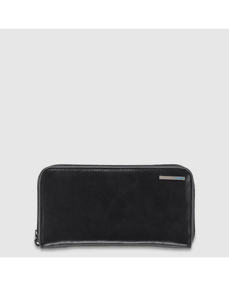 Portafoglio Donna Zip Around Blue Square Piquadro