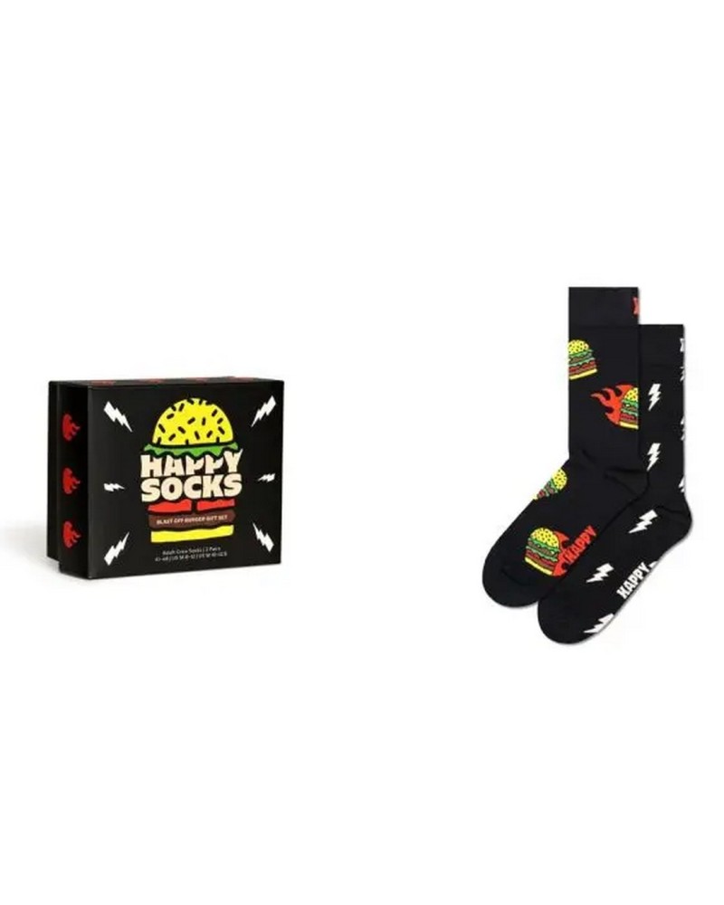 Calzini Blast Off Burger Gift Set 2Pz Happy Socks
