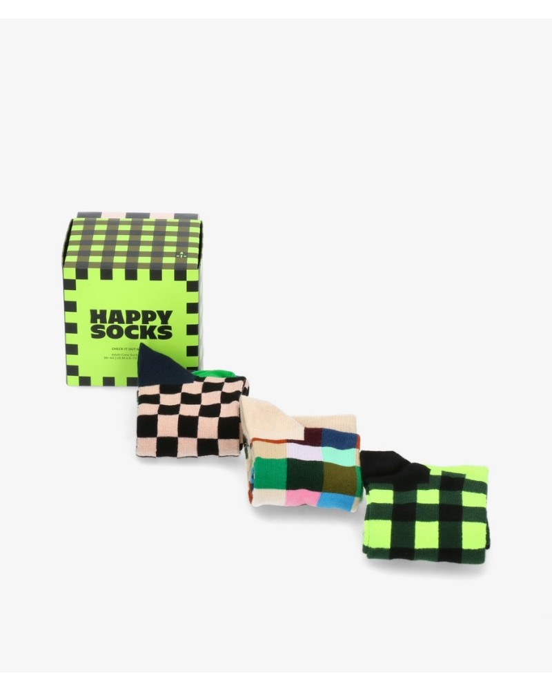 Calzini Check It Out Gift Set 3pz Happy Socks