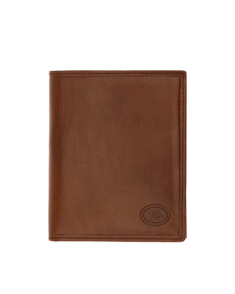 Portafoglio Uomo Verticale con Patta e Portamonete Story The Bridge