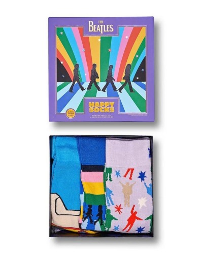 Calzini Beatles 3 Pack Gift Set Happy Socks