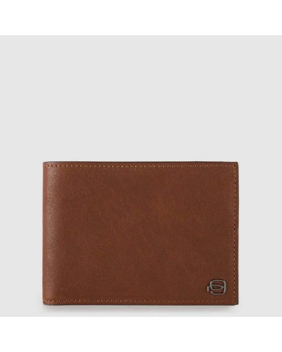 Portafoglio Uomo con Portamonete e Patta Balck Square Piquadro