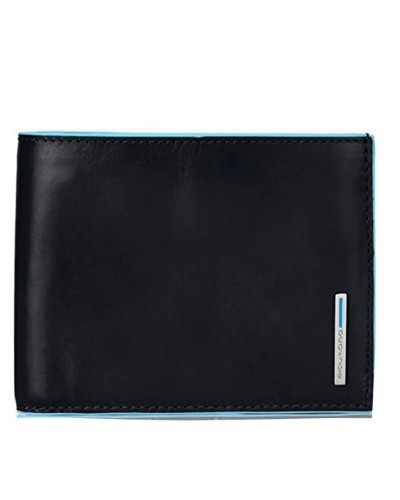 Portafoglio Uomo con Patta e Portamonete Blue Square Piquadro