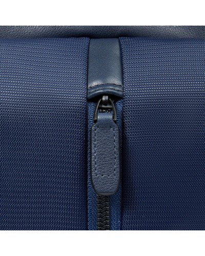 Zaino Uomo da viaggio in tessuto riciclato e pelle porta pc e iPad® a due scomparti Piquadro