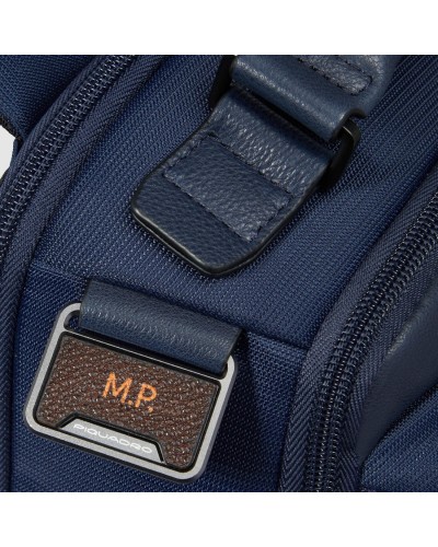 Zaino Uomo da viaggio in tessuto riciclato e pelle porta pc e iPad® Piquadro