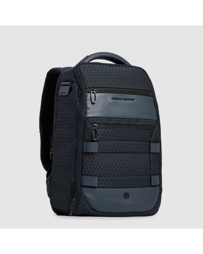 Zaino Uomo da viaggio modulare in tessuto riciclato e pelle porta pc e iPad® Piquadro