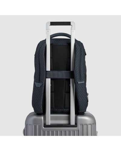 Zaino Uomo da viaggio modulare in tessuto riciclato e pelle porta pc e iPad® Piquadro