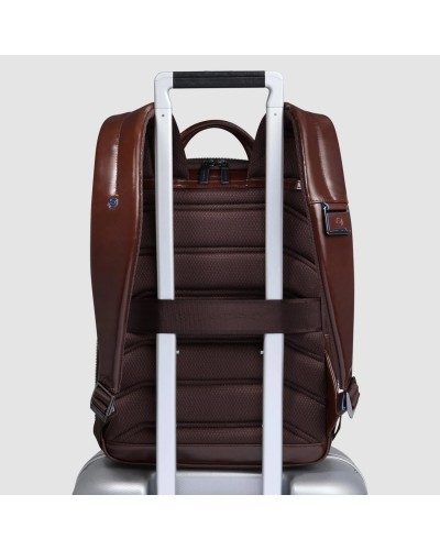 Zaino Uomo in pelle porta PC e porta iPad® con tasca per AirPods®, Piquadro