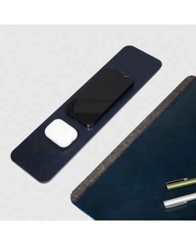 Sottomano in Pelle con Basi di Ricarica Wireless Piquadro