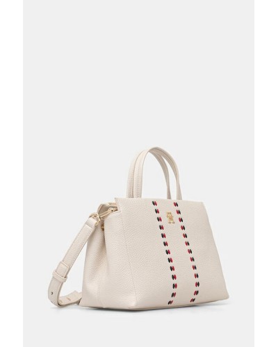 Borsa Donna a Mano con Tracolla TH Timeless Mini Satchel Tommy Hilfiger