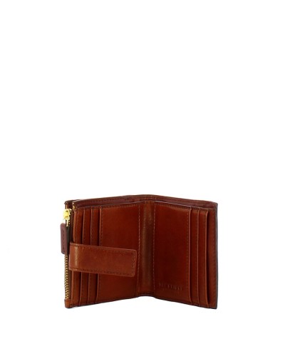 Portafoglio Mini con Patta e Portamonete Donna Lucrezia The Bridge