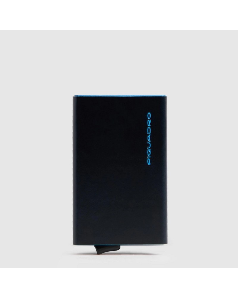 Portacarte Sliding Sistem Blue Square Piquadro