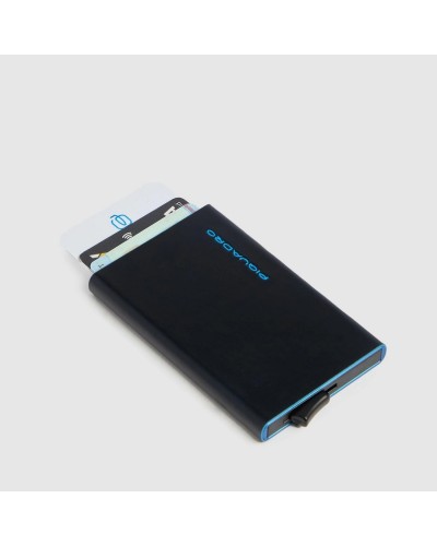 Portacarte Sliding Sistem Blue Square Piquadro