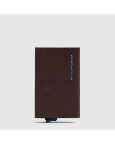 Portacarte Sliding Sistem Blue Square Piquadro