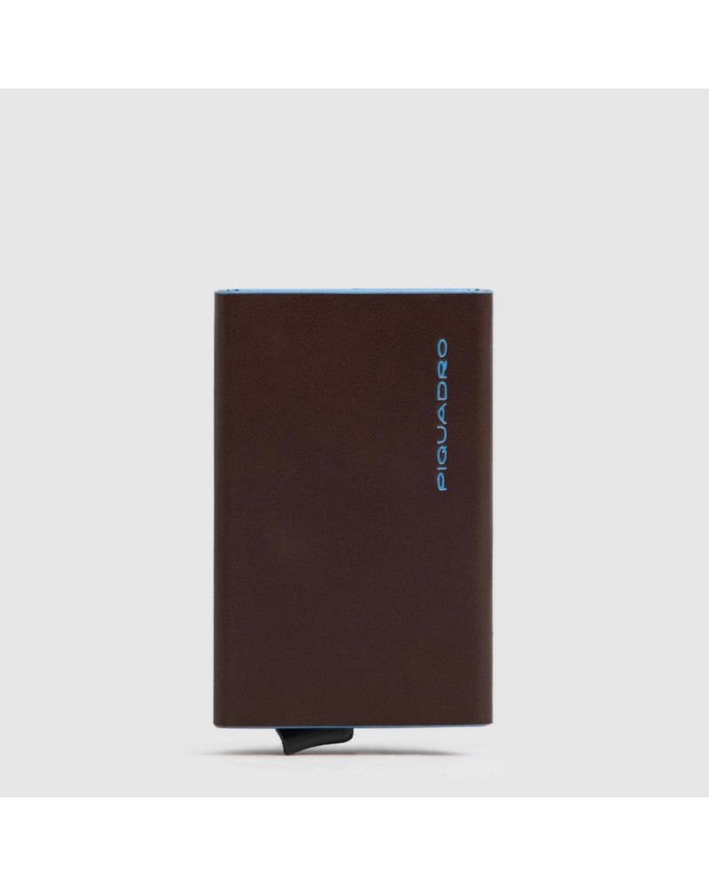 Portacarte Sliding Sistem Blue Square Piquadro