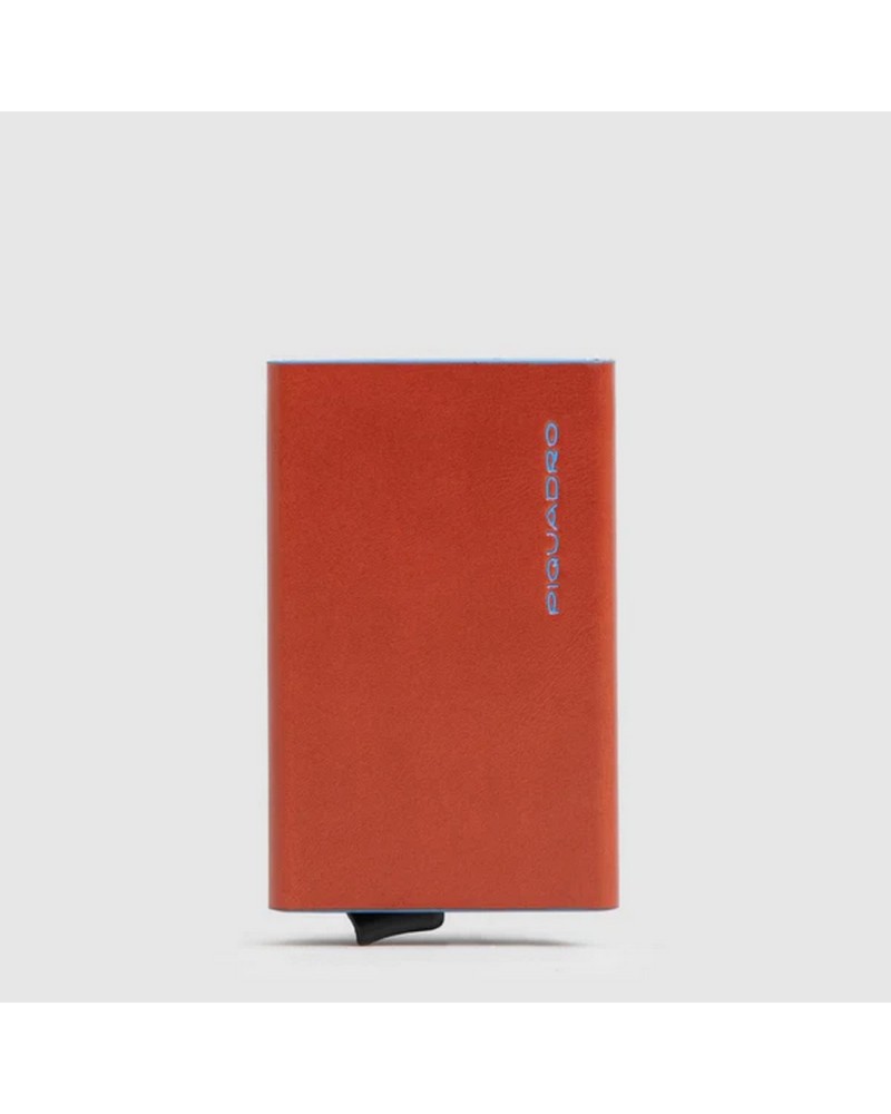 Portacarte Sliding Sistem Blue Square Piquadro
