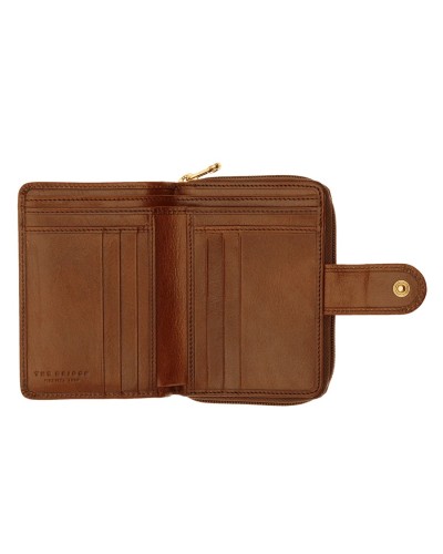 Portafoglio Donna con Bottoncino e Zip Around Story The Bridge