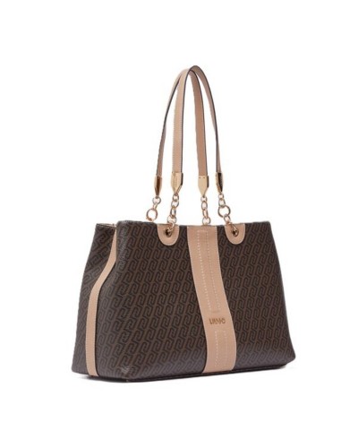 Borsa Shopper con Tracolla Donna Ematite M Liu Jo