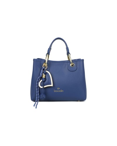 Borsa a Mano Donna con Tracolla e Pochette Removibile Beth Braccialini - 200 Blu