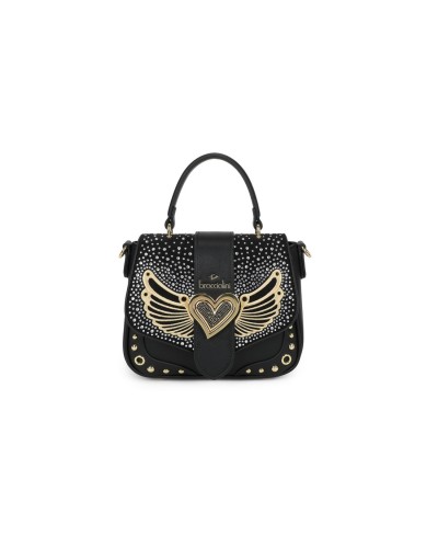 Borsa a Mano Donna con Tracolla Rock Braccialini - 100 Nero