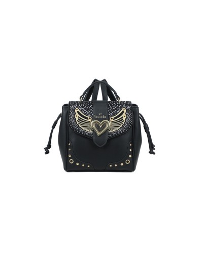 Zaino con Manico Donna Rock Braccialini - 100 Nero