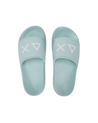 Scarpa Donna Slippers Logo Sun 68 - 28 Verde Acquamarina