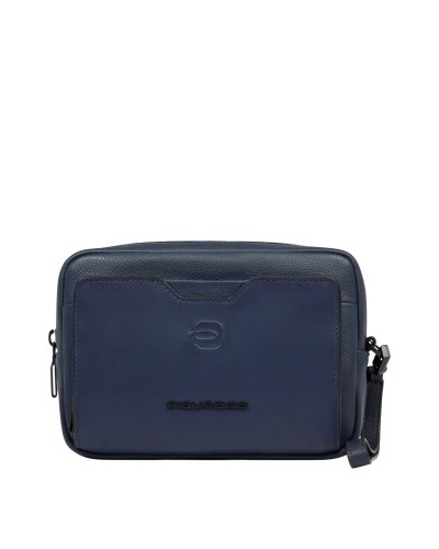 Pochette Uomo 2 scomparti con Tracolla Removibile Piquadro