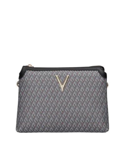 Borsa a Tracolla Donna Queen Re Valentino - Nero-Multi