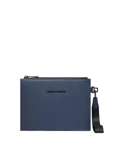 Pochette Uomo in Tessuto Gommato Corner Piquadro