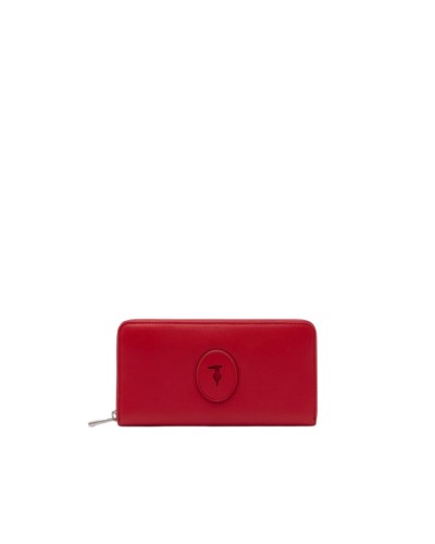 Portafoglio Zip Around Donna Society Trussardi - 16 Red