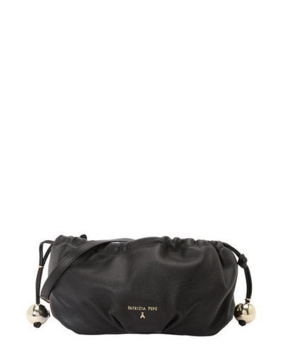 Borsa a Tracolla Donna con Coulisse Patrizia Pepe - K103 Nero