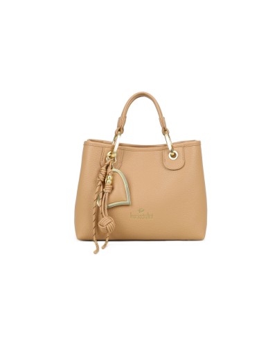 Borsa a Mano Donna con Tracolla e Pochette Removibile Beth Braccialini - 367 Biscotto