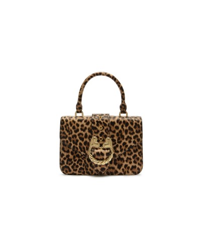 Borsa a Mano con Tracolla Donna Baroque Leopard Braccialini